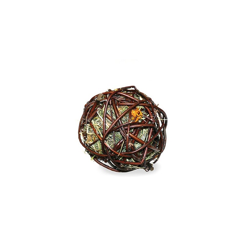 Pelota de sauce y heno