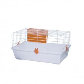 Jaula Voltregá Básica Tamaño S - 58 x 36 x 31cm naranja