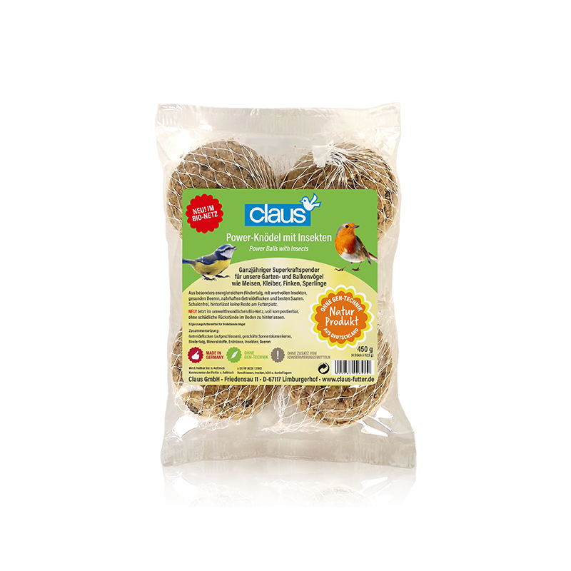 Claus Bolas Energéticas con insectos 450gr Claus Bolas Energéticas con insectos 450gr