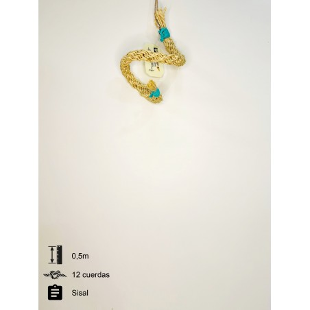 Juguete espiral ArteMascotas de sisal pequeño 01