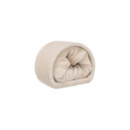 Túnel De Juegos Trixie Felpa Beige 27 x 80 x 21cm recogido