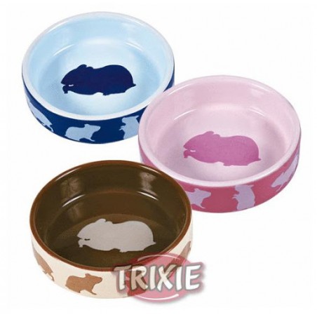 Comedero Trixie Cerámica Roedores de Colores 80ml