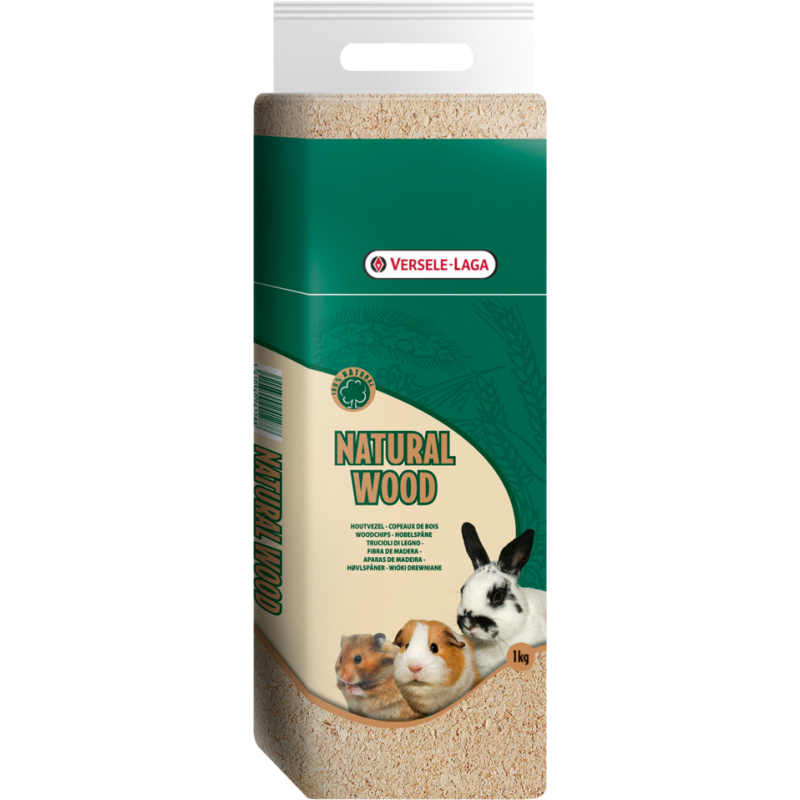 Lecho Versele Laga Natural Wood Viruta Serrín 1kg Lecho Versele Laga Natural Wood Viruta Serrín 1kg