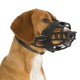 Bozal Trixie Flex Silicona y Neopreno Negro Talla M-L perro