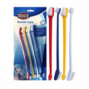Cepillo Dental Trixie Dos Cabezales (Pack 4 unidades)