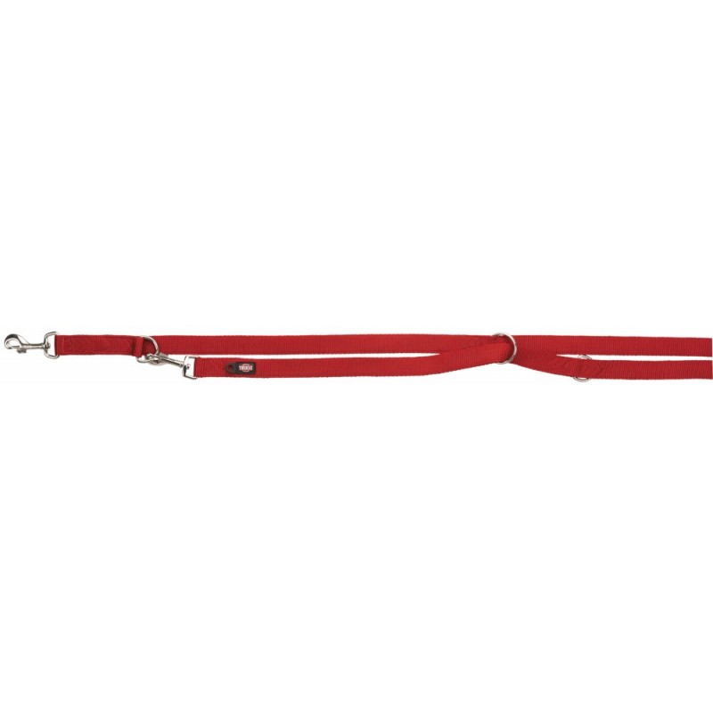 Correa Trixie Ramal New Premium Doble Talla XS-S 2m/15mm rojo Correa Trixie Ramal New Premium Doble Talla XS-S 2m/15mm rojo