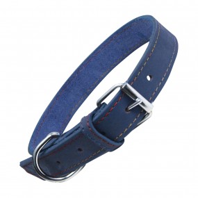 Collar Gloria Nobuk de Piel Tamaño L ø55cm azul