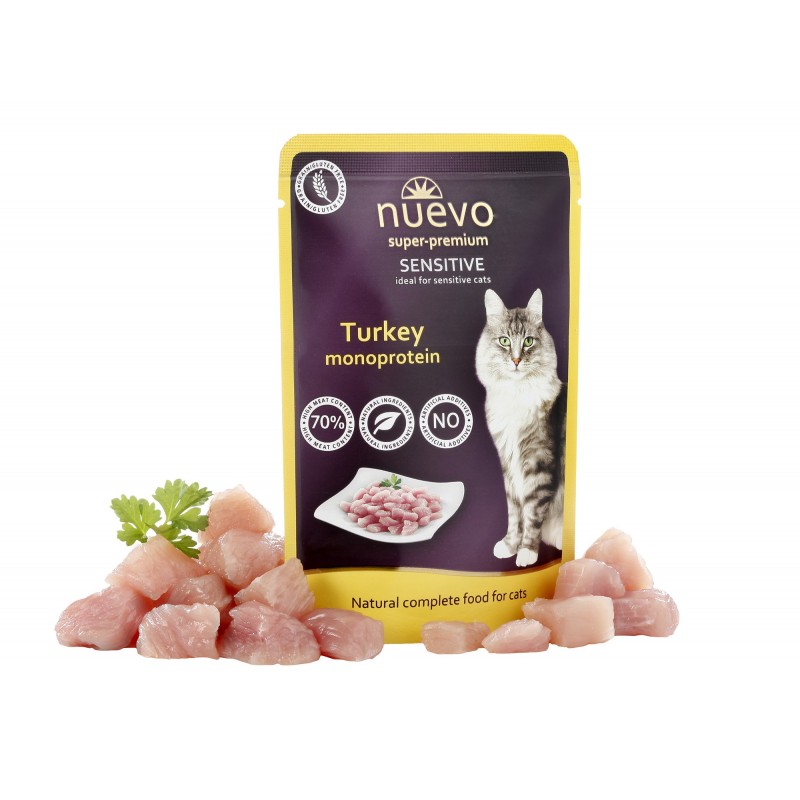Comida Húmeda Nuevo Gato Sensitiva Sobre Pavo Comida Húmeda Nuevo Gato Sensitiva Sobre Pavo
