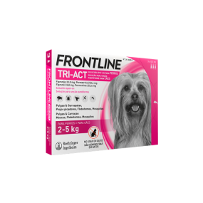 Pipeta Frontline Tri-Act Antiparasitario perro XS