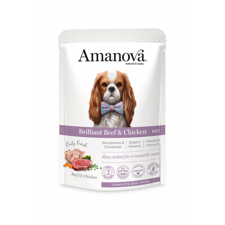 Amanova Pouch Dog Brilliant Beef & Chicken
