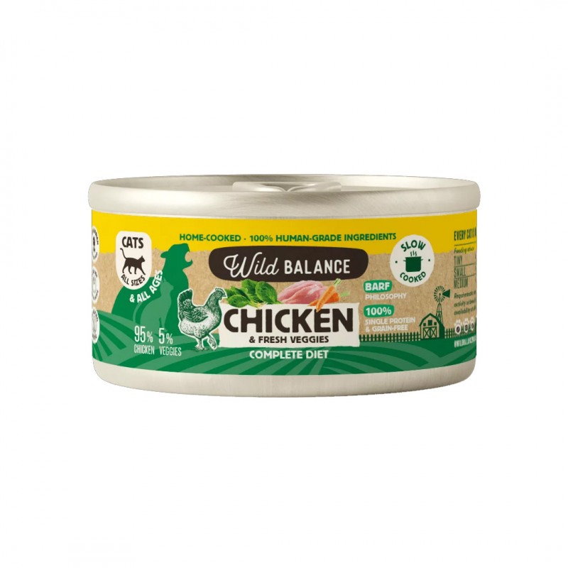 Lata pollo verduras frescas para gato Lata pollo verduras frescas para gato