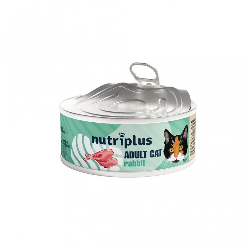 Nutriplus gato comida húmeda conejo 85 gr. Nutriplus gato comida húmeda conejo 85 gr.