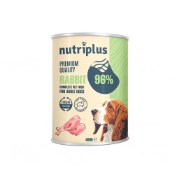 Nutriplus perro comida húmeda con conejo 400 gr.