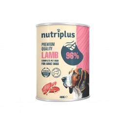 Nutriplus perro comida húmeda con cordero 400 gr.