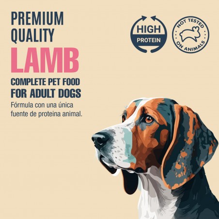 Nutriplus perro comida húmeda con cordero 400 gr.