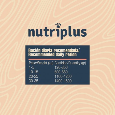 Nutriplus perro comida húmeda con salmón 400 gr.