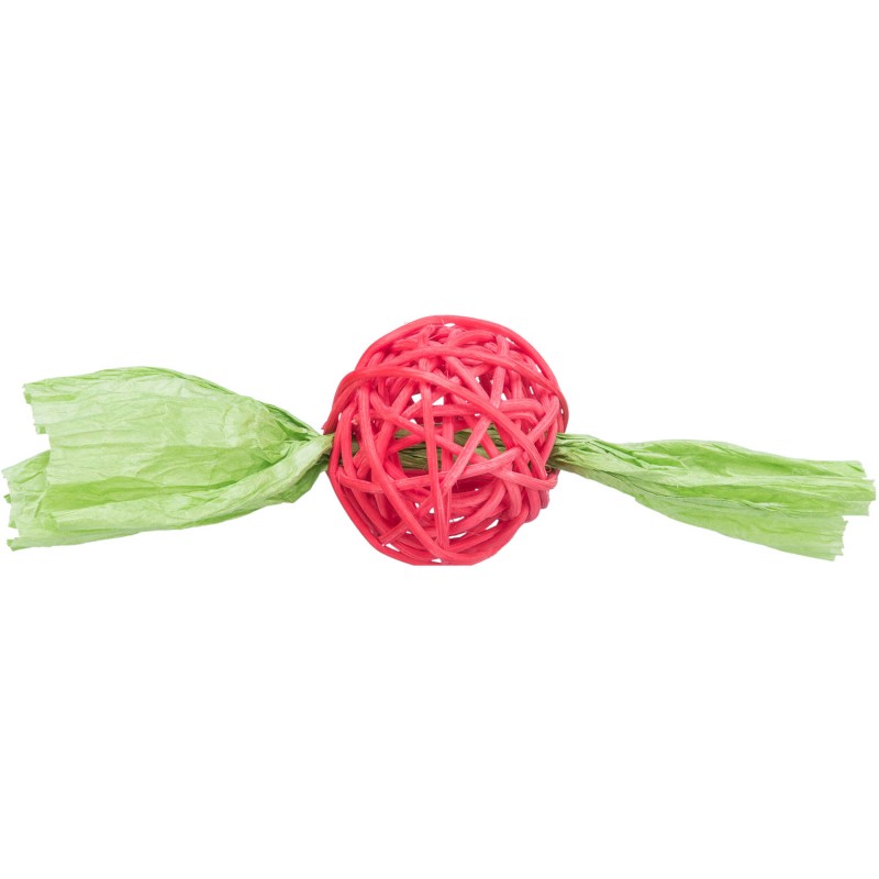 Juguete Trixie Set Pelota Mimbre 4 x 13cm