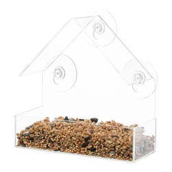Comedero exterior transparente