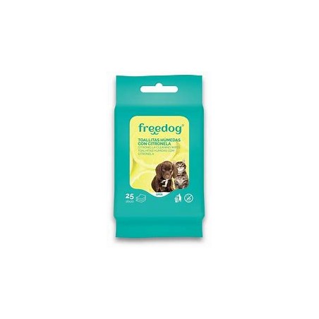 Freedog Toallitas Húmedas Citronela