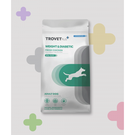 TroVet Plus Pienso para Perros Diabéticos sabor Pollo