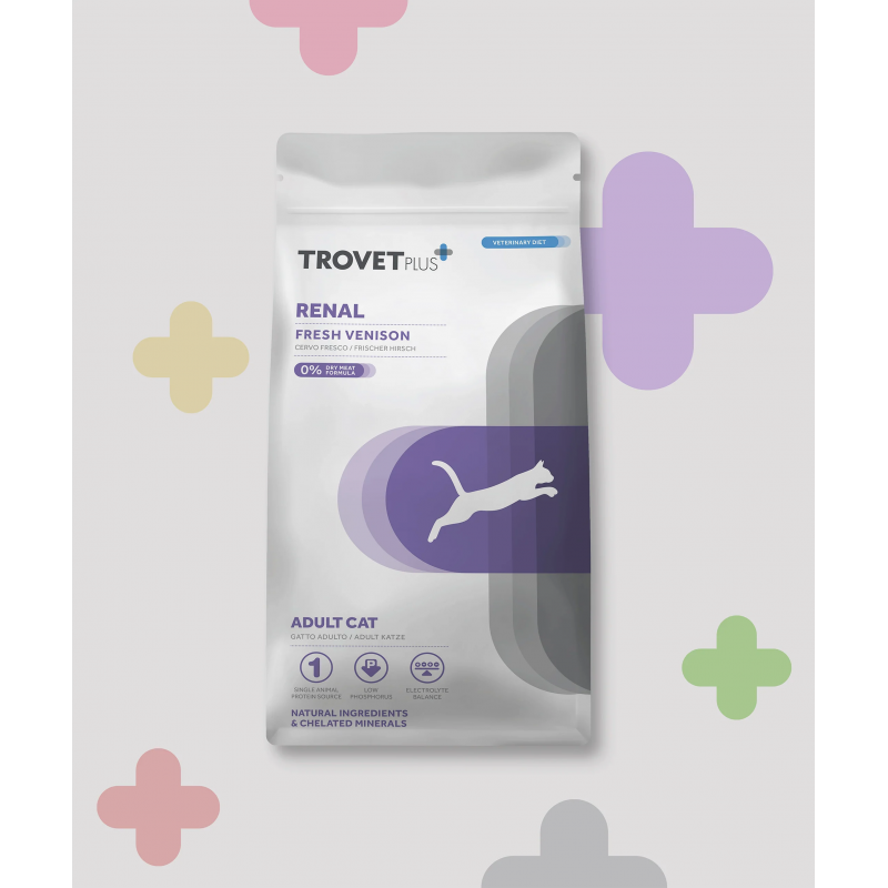 TroVet Plus Pienso Renal para Gato sabor Venado