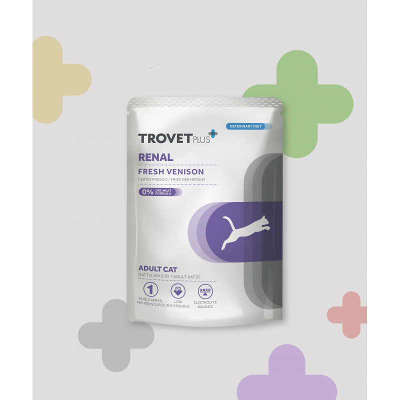 TroVet Plus Pouch Renal para Gato sabor Venado