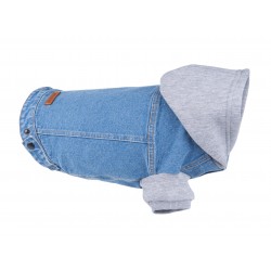 Chaqueta con Capucha Denim