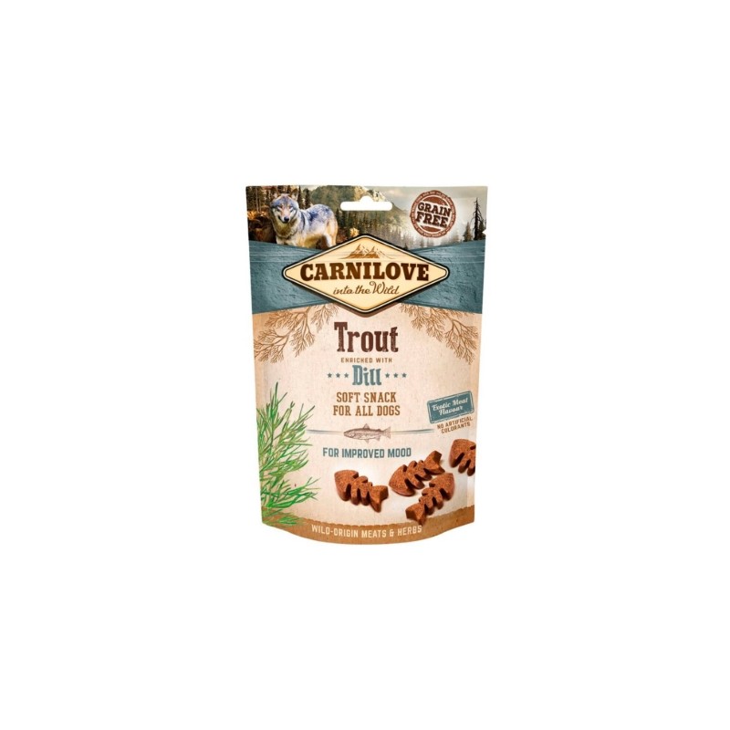Snack Carnilove Perro Trucha y Eneldo 200gr