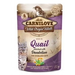 Pouch Carnilove Gato de Codorniz