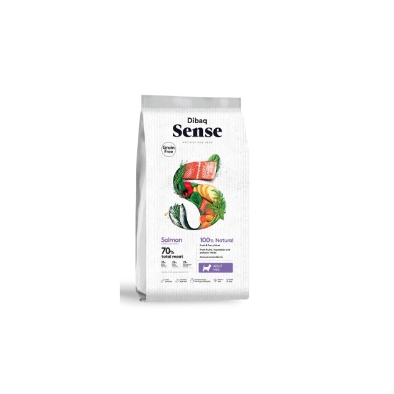 Pienso Dibaq Sense Dog GF Salmón Mini