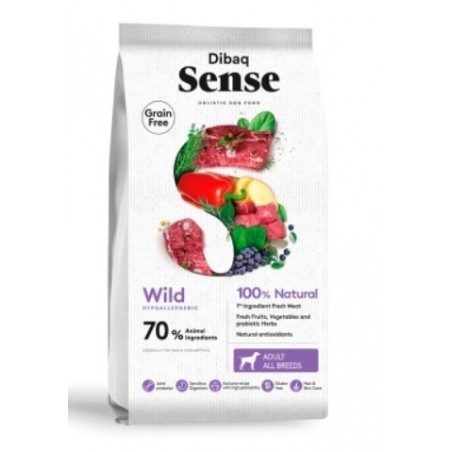 Pienso Dibaq Sense Dog GF Salvaje (Ciervo y Jabalí)