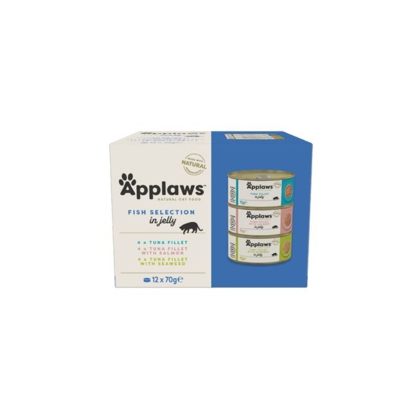 Multipack Applaws Latas en Gelatina (Pescado)