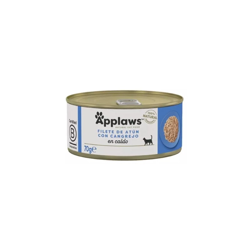 Lata Applaws Cat Atún Y Cangrejo