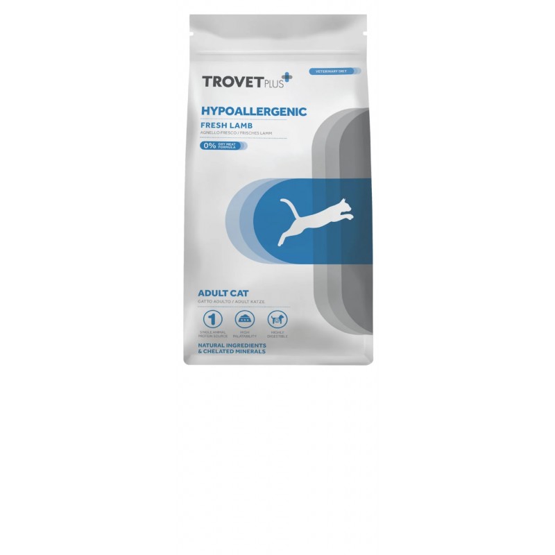TroVet Plus Pienso Hipoalergénico de Cordero para Gato