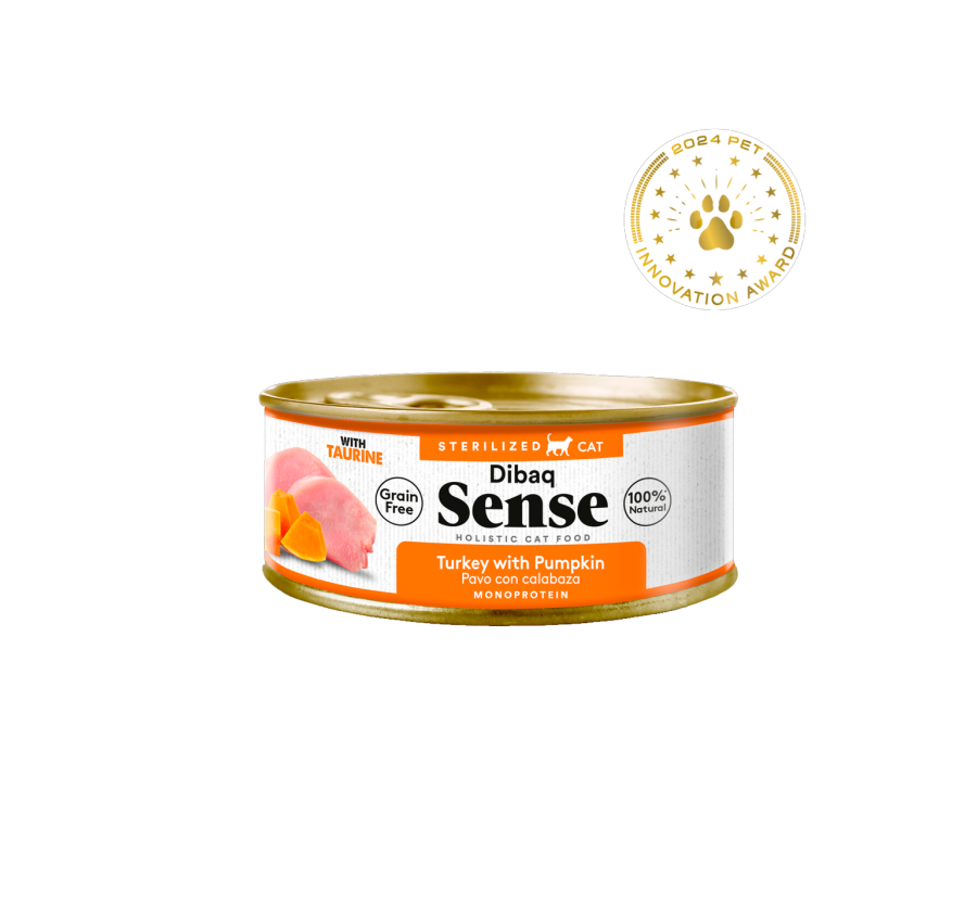 Comida húmeda Dibaq Sense Cat esterilizado Pavo con Calabaza Comida húmeda Dibaq Sense Cat esterilizado Pavo con Calabaza