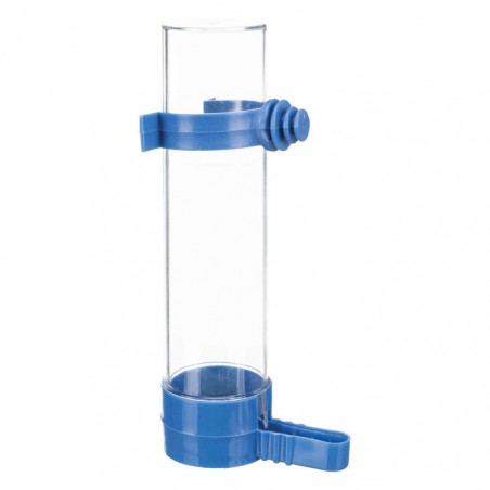 Bebedero Comedero Trixie Para pájaros 130ml azul