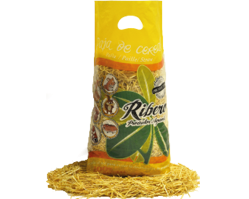 Paja natural de cereal de cebada